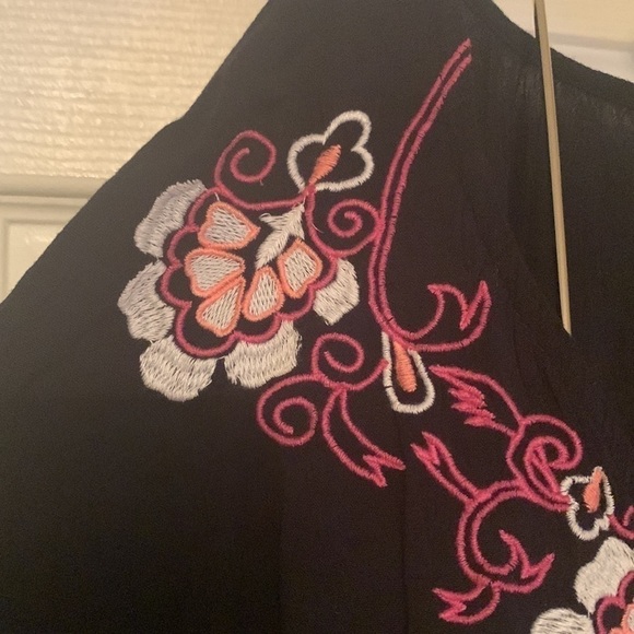 Franchesca’s Black Swim Coverup Size M #149 - Picture 4 of 8